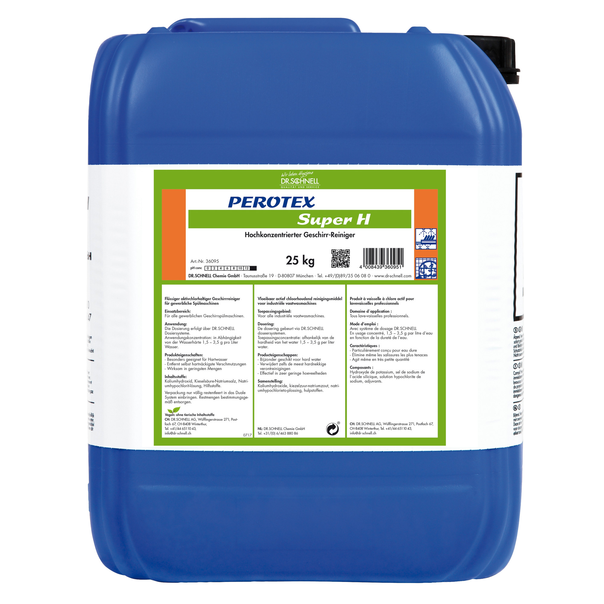Perotex Super H Geschirrreiniger, 25 kg Kanister